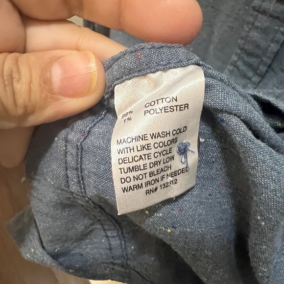 Howler Brother Blue Long Sleeve button down Shirt Mens Large - Picture 5 of 10